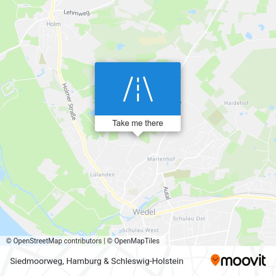 Siedmoorweg map