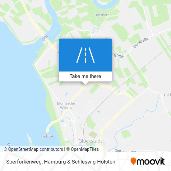 Карта Sperforkenweg