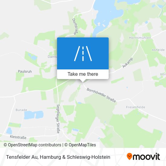 Tensfelder Au map