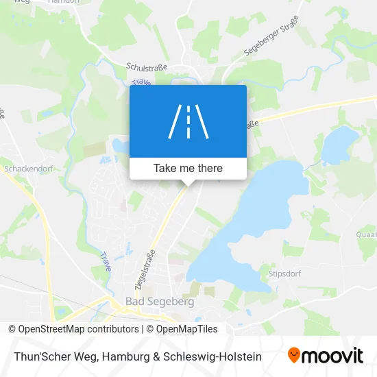 Карта Thun'Scher Weg