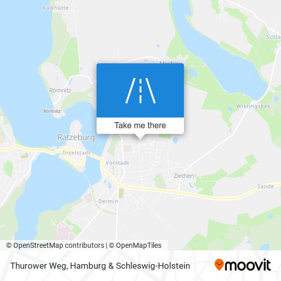 Thurower Weg map