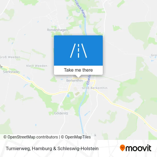 Карта Turnierweg