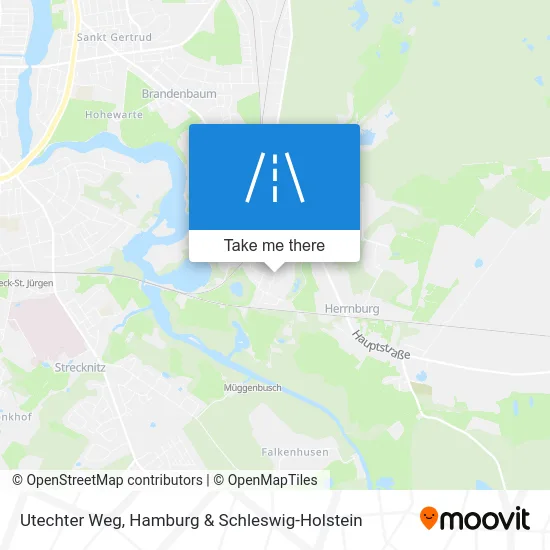 Карта Utechter Weg