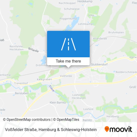 Voßfelder Straße map