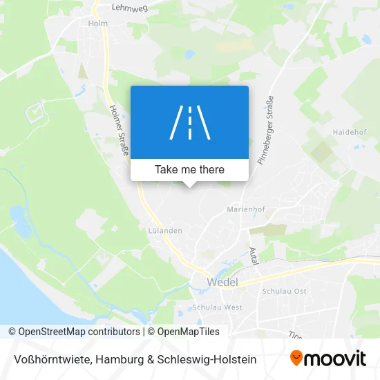 Карта Voßhörntwiete