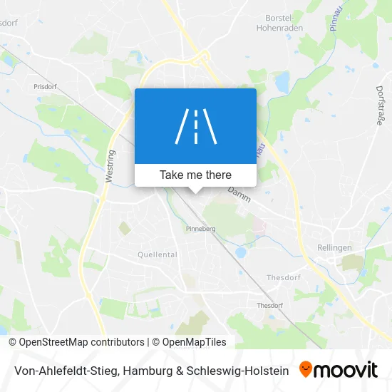 Карта Von-Ahlefeldt-Stieg