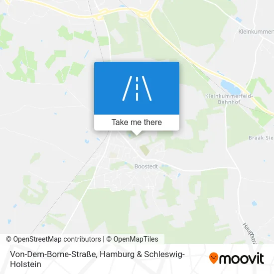 Карта Von-Dem-Borne-Straße