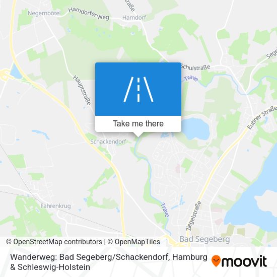 Wanderweg: Bad Segeberg / Schackendorf map