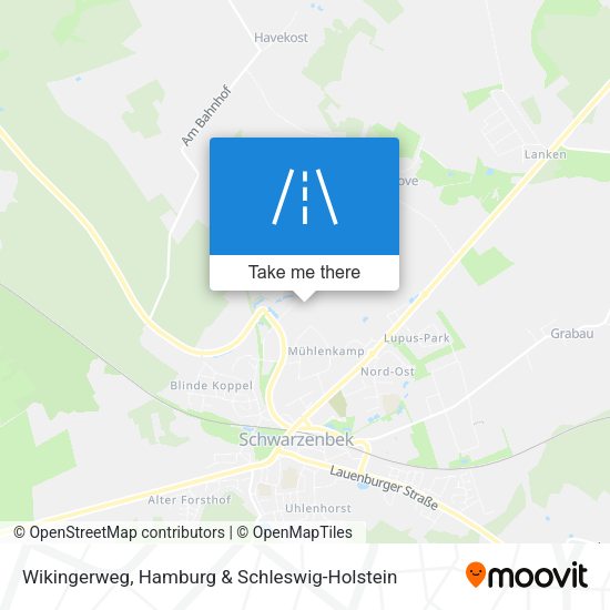 Wikingerweg map