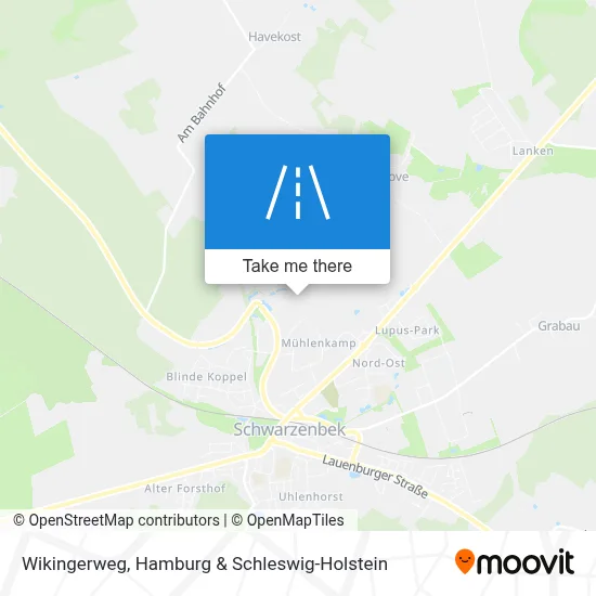 Wikingerweg map
