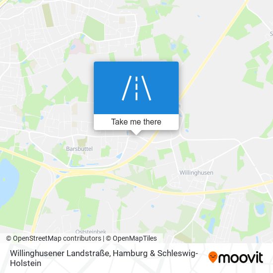 Willinghusener Landstraße map