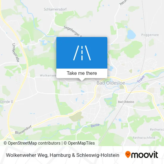 Wolkenweher Weg map