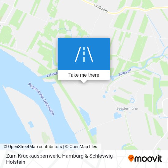 Zum Krückausperrwerk map