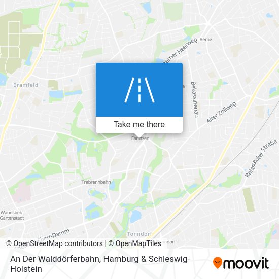 An Der Walddörferbahn map