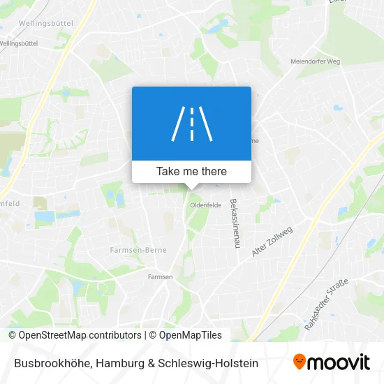 Карта Busbrookhöhe