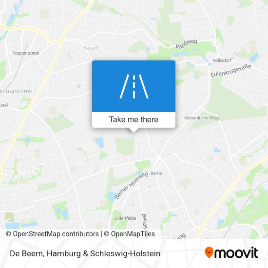 De Beern map