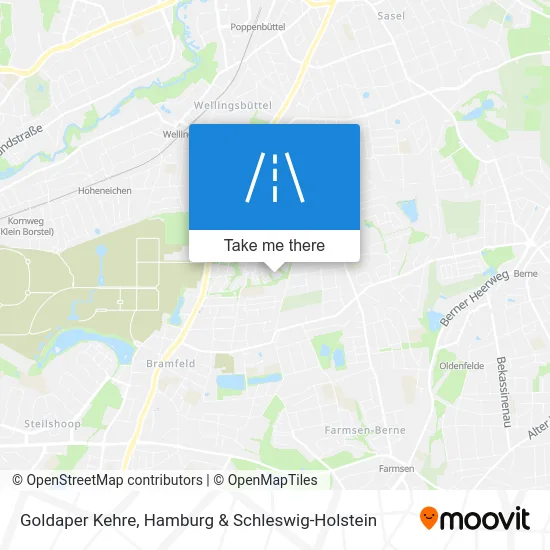 Карта Goldaper Kehre