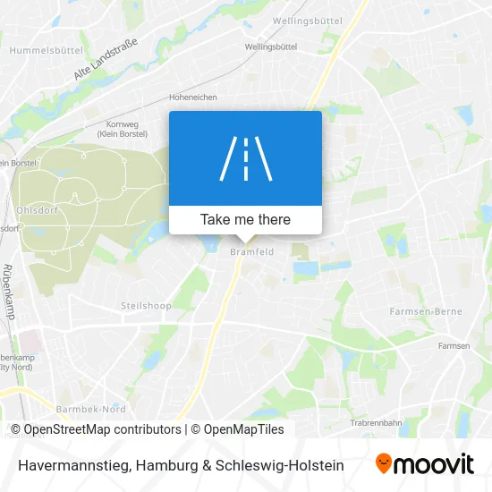 Карта Havermannstieg