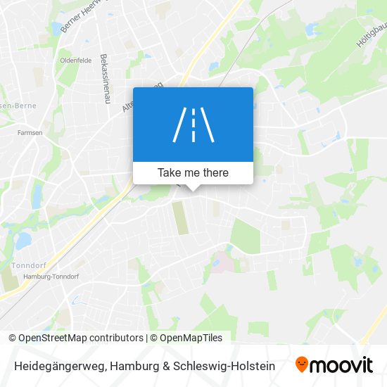 Heidegängerweg map