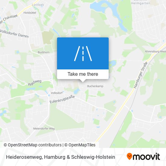 Heiderosenweg map