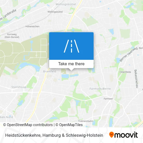 Карта Heidstückenkehre