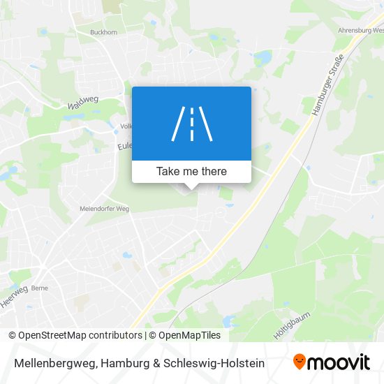 Mellenbergweg map