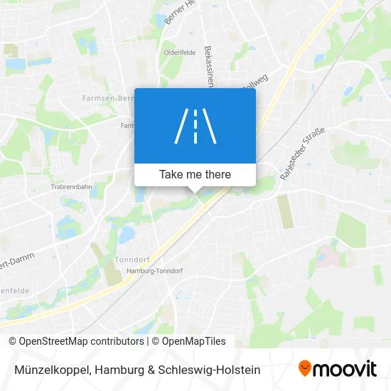 Карта Münzelkoppel