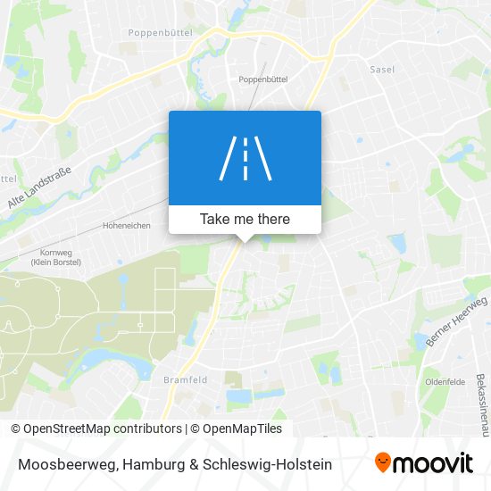 Moosbeerweg map