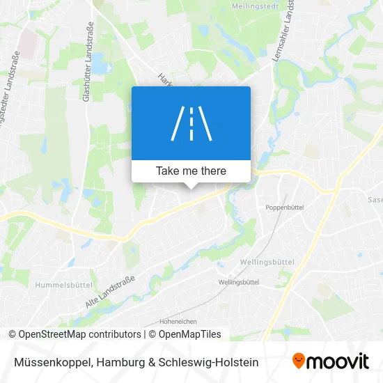 Карта Müssenkoppel