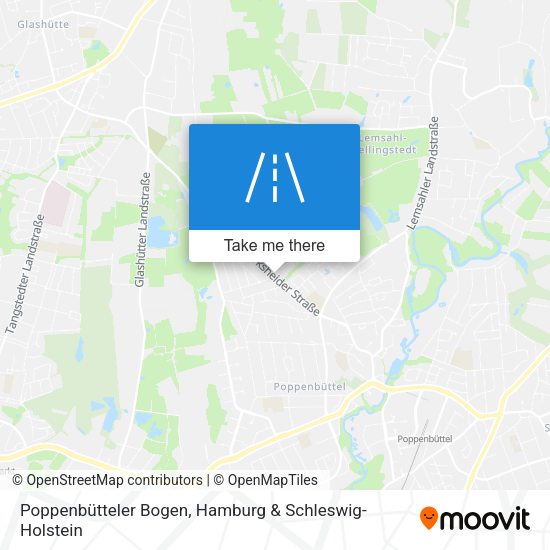 Poppenbütteler Bogen map