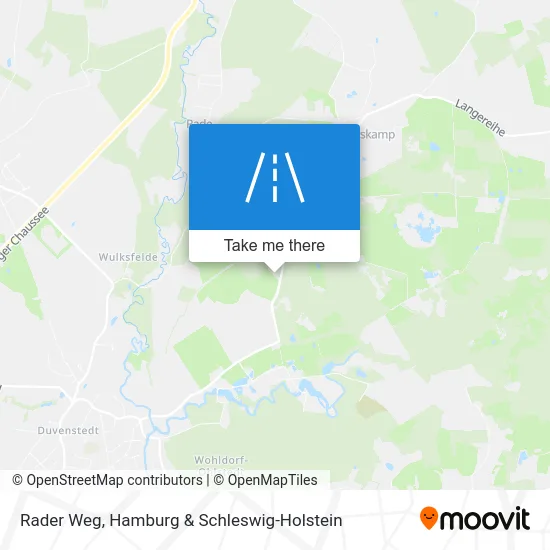 Rader Weg map