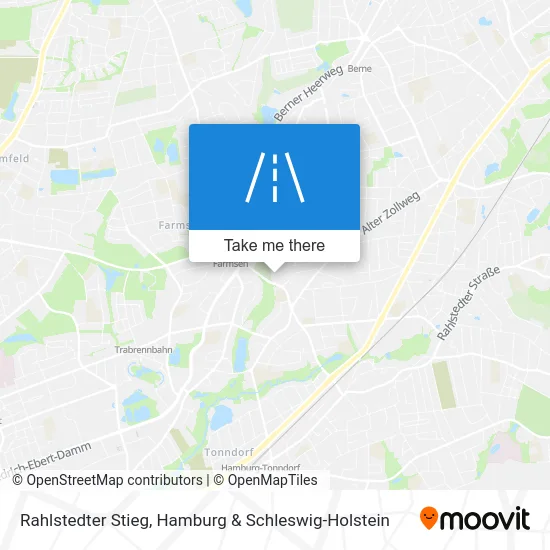 Rahlstedter Stieg map