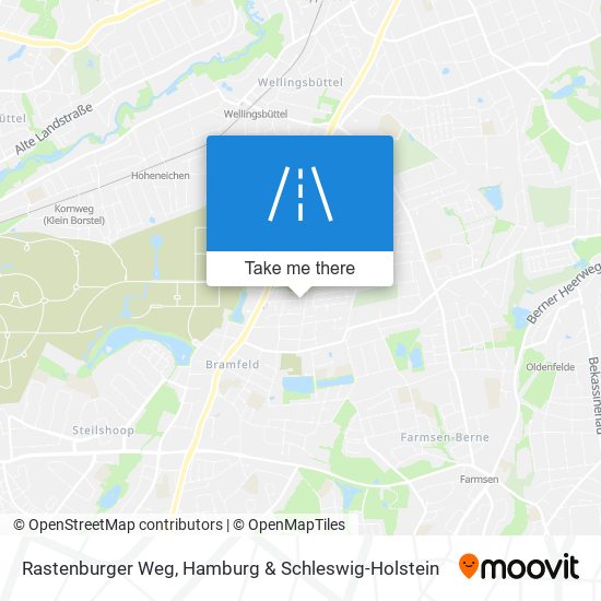 Rastenburger Weg map