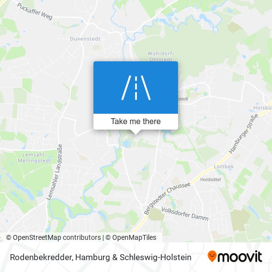 Rodenbekredder map