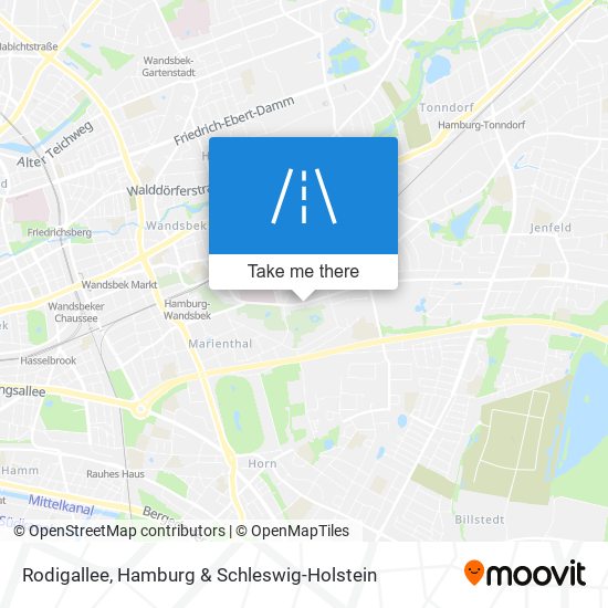 Rodigallee map