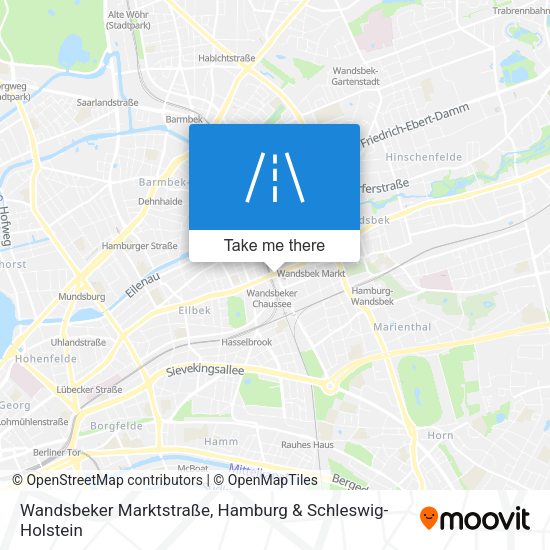 Wandsbeker Marktstraße map