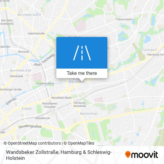 Wandsbeker Zollstraße map