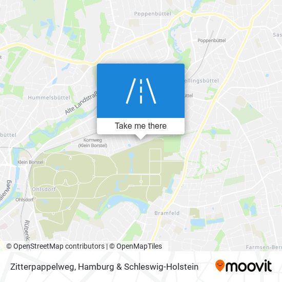 Zitterpappelweg map