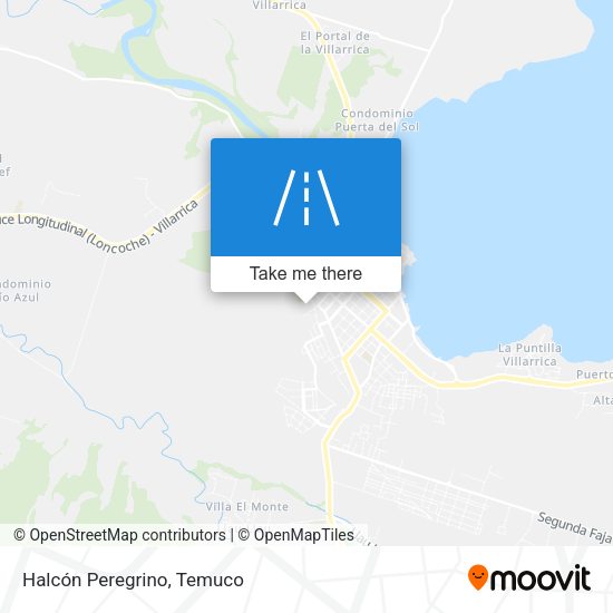 Mapa de Halcón Peregrino