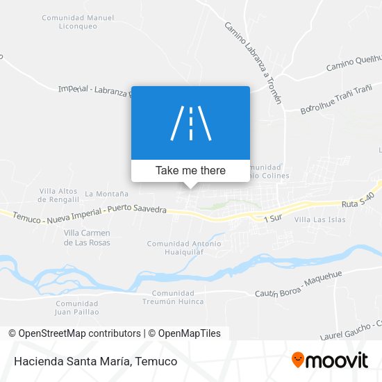 Hacienda Santa María map