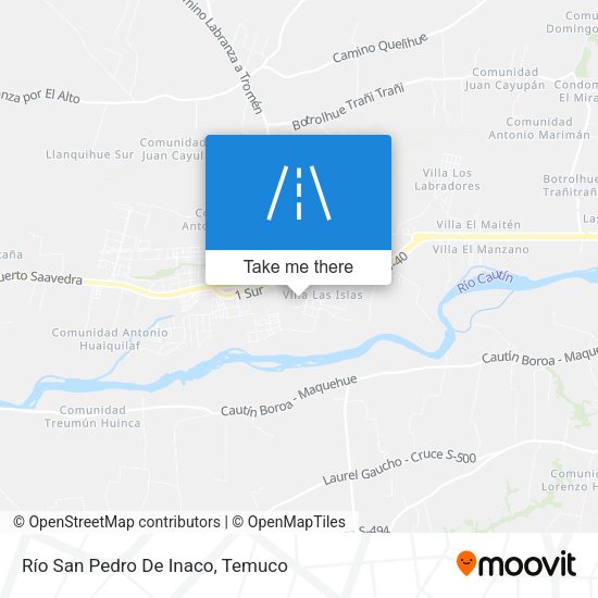 Mapa de Río San Pedro De Inaco