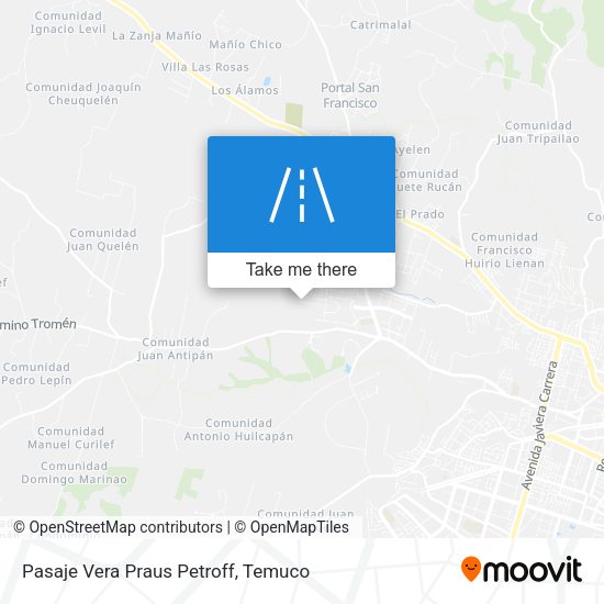 Pasaje Vera Praus Petroff map