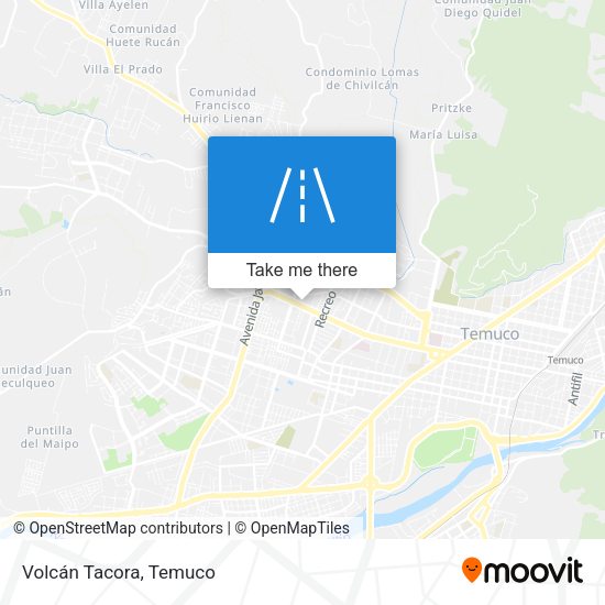 Mapa de Volcán Tacora