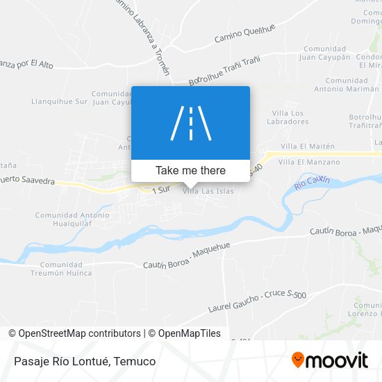 Pasaje Río Lontué map