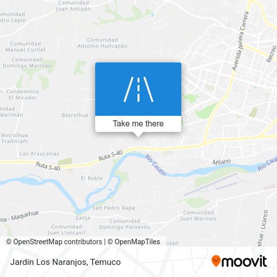 Mapa de Jardín Los Naranjos