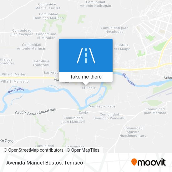 Mapa de Avenida Manuel Bustos