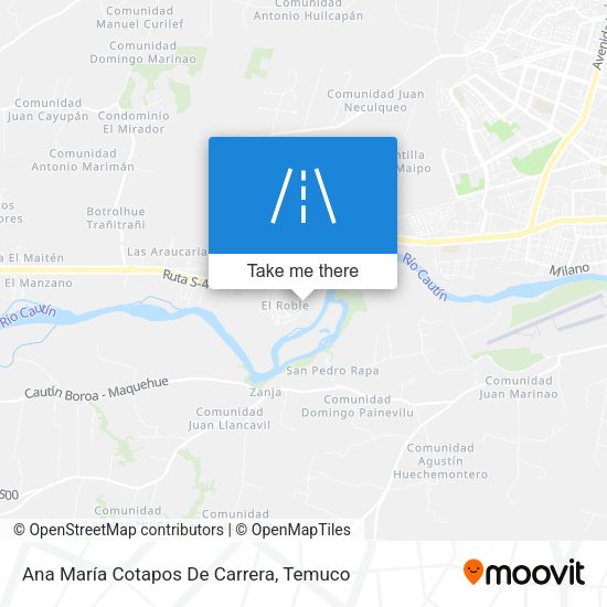 Ana María Cotapos De Carrera map