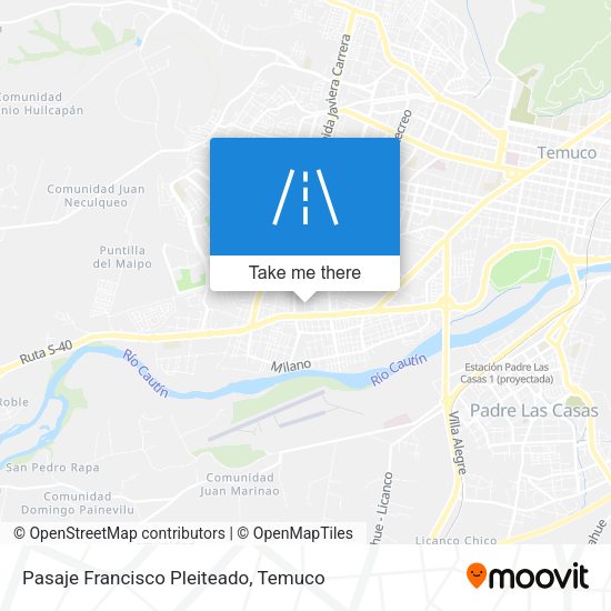 Pasaje Francisco Pleiteado map
