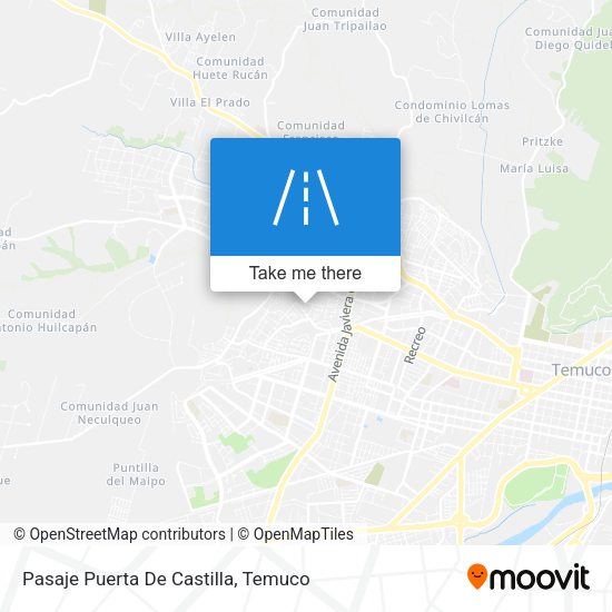 Mapa de Pasaje Puerta De Castilla