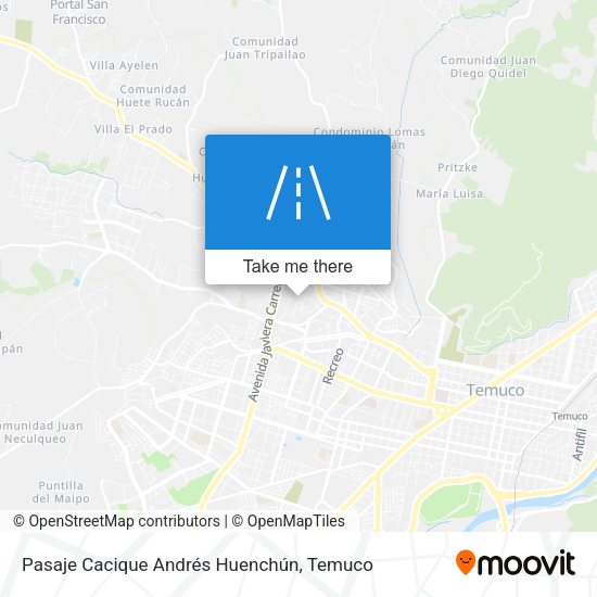 Pasaje Cacique Andrés Huenchún map